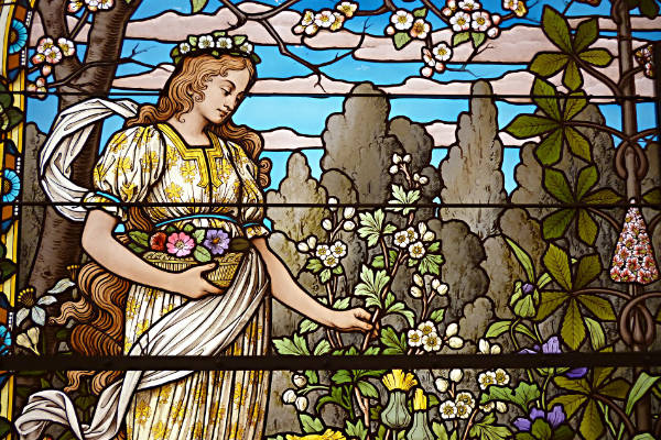 reverse painting on glass