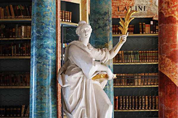 the monastery library